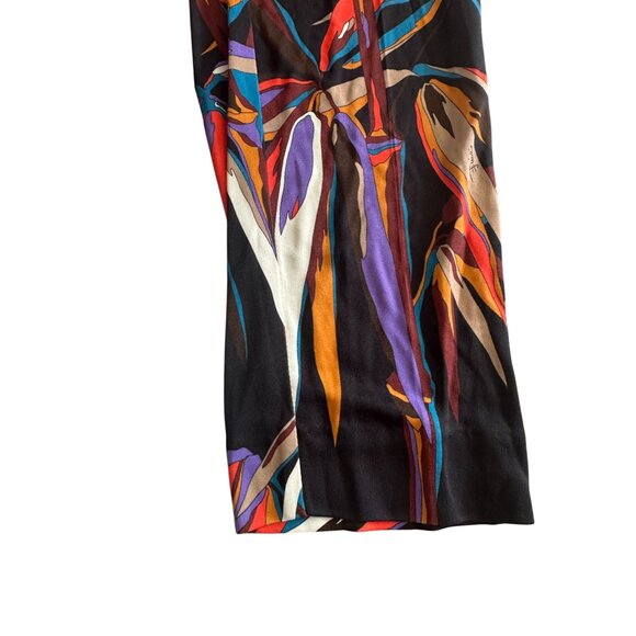 EMILIO PUCCI Silk Blend Tropic Pants Size US 4 - Picture 12 of 13